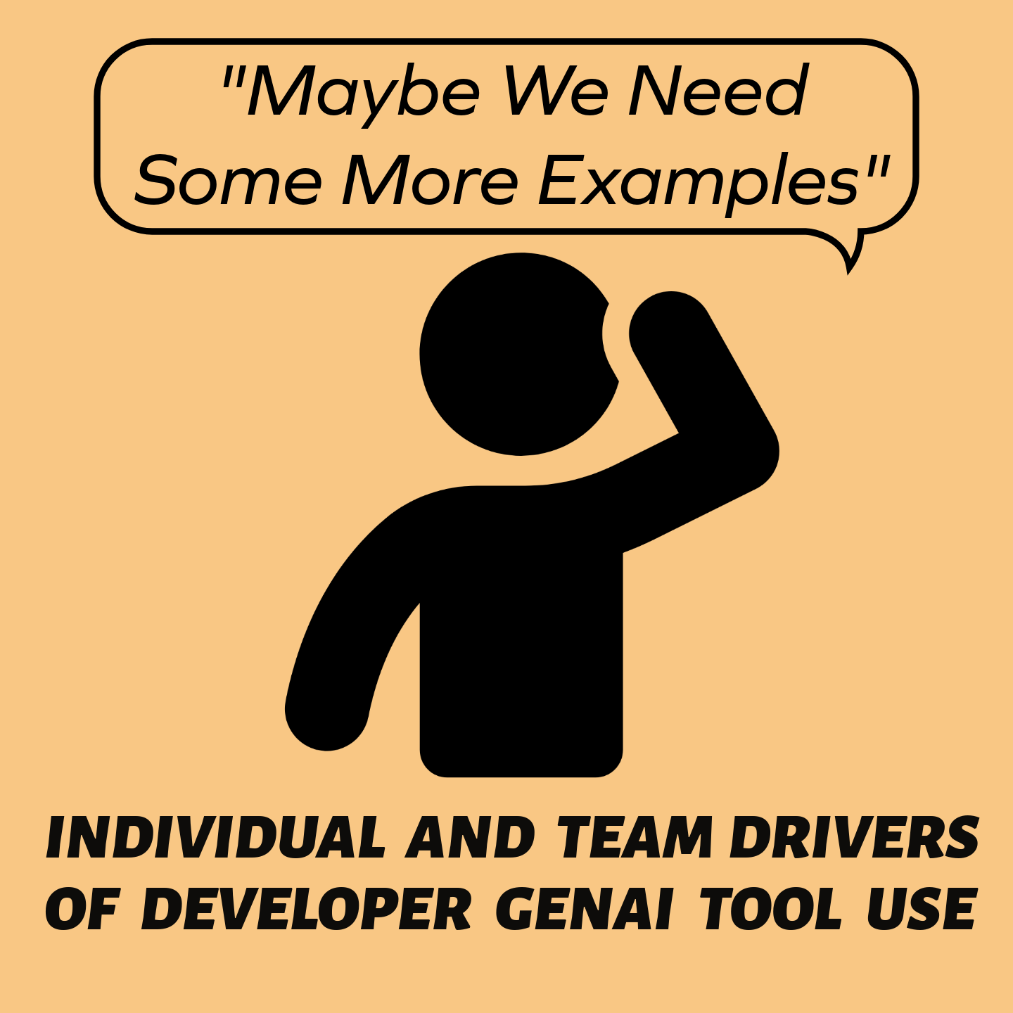“Maybe We Need Some More Examples:”Individual and Team Drivers of Developer GenAI Tool User